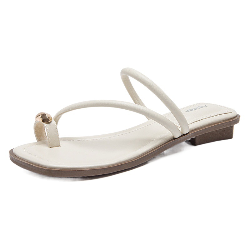 Antiguo león climbing sandalinas para mujeres 2026 nuevo verano plano con falda romana sandalinas de playa