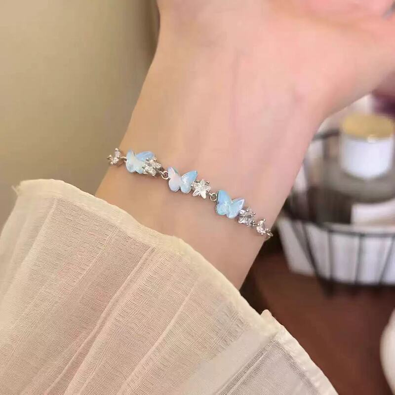 超仙爆款蝴蝶结手链轻奢小众高级感串珠手串甜美气质百搭手饰合集|undefined
