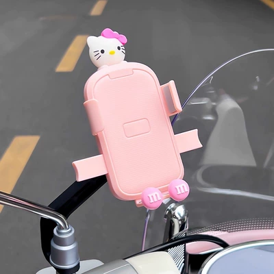 Motosiklet ləvazimatları və aksesuarları: Shake-Proof Cute Cartoon Mobile Phone