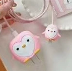 Набор защитных чехлов для зарядного устройства (Apple) для iPhone 18/20W, PVC-кит из 4 шт с кабелем 1.4 м