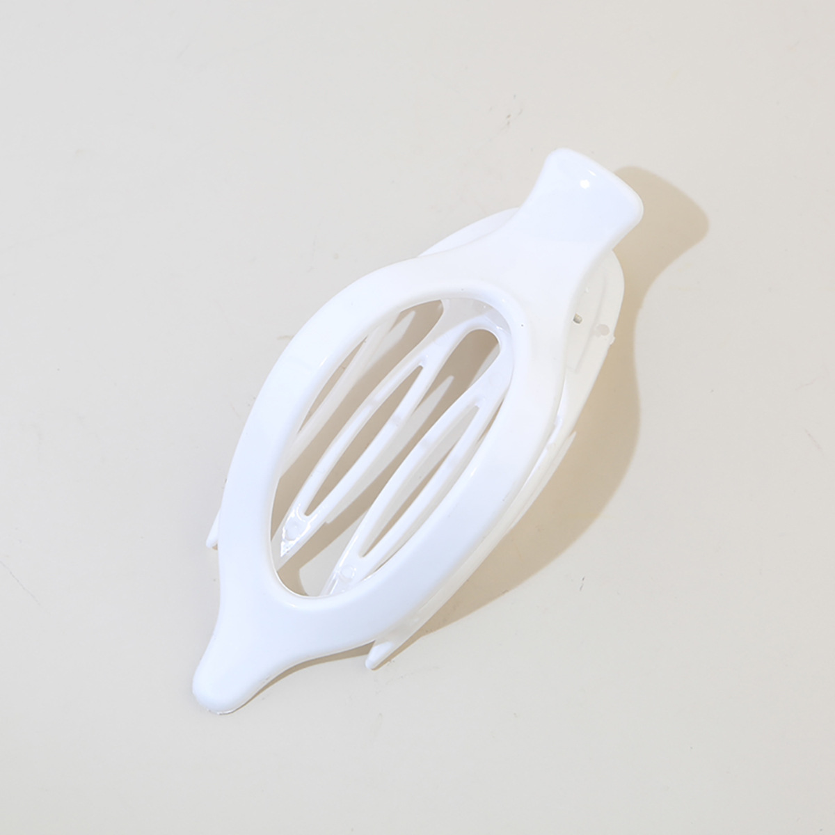 #50 pinzas de pato puntiagudas, blanco puro brillante.