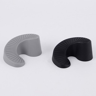 New C-Type Semi-Circular Door Stopper, Multi-Angle Usable Door Plug, Creative Shape, Environmentally Friendly Anti-Slip Door Stopper