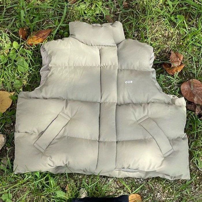 Chaleco de algodón para niños Otoño e Invierno estilo coreano ropa para niños bebé Chaleco de algodón de color puro Chaleco de bebé chaqueta Chaleco de niño ropa de invierno