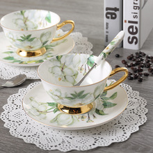 骨瓷咖啡杯套装创意英式红茶杯欧式陶瓷咖啡杯碟勺批发