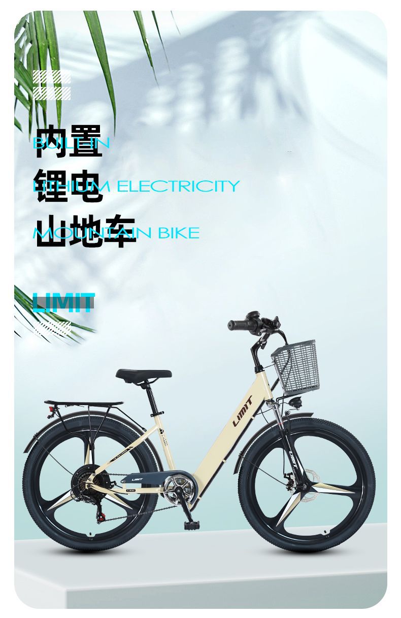 26 Inch Electric Bicycle New National Standard Lightweight Lithium
