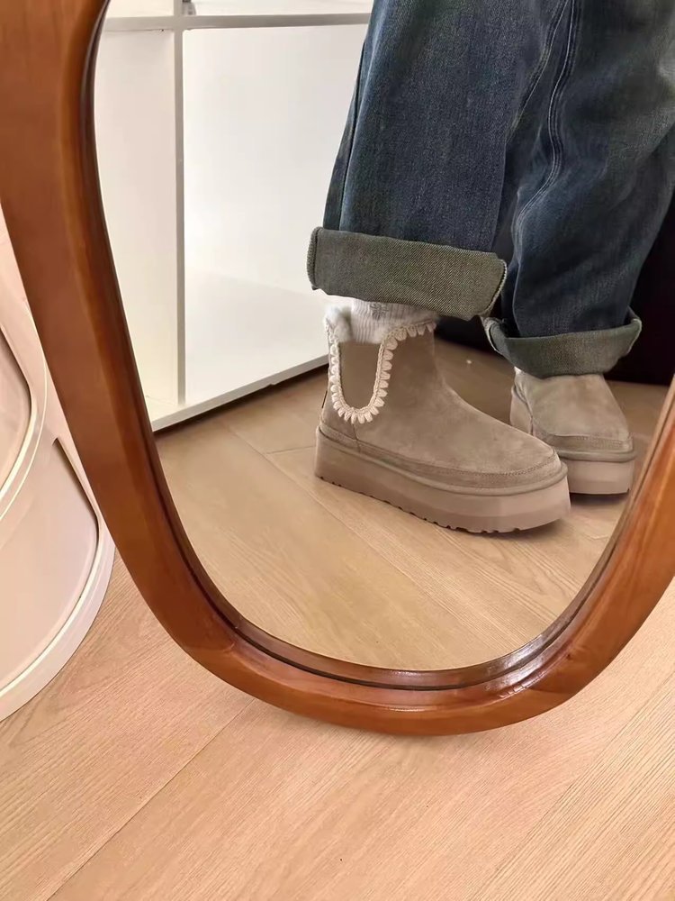 Stivali invernali da donna tutto in uno Stivali da neve Pan di Spagna Suole spesse Maggiore traspirabilità Scarpe casual_voghion.com