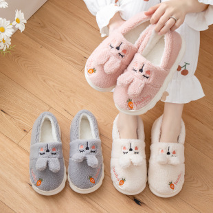 Cartoon Moon Shoes Floor Backpack Heel Soft Bottom Winter Thick Spring and Autumn Pregnant Women Maternity Non-slip Pregnant Women Slippers