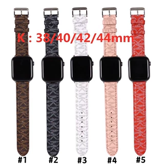 适用外贸欧美大潮牌苹果表带Apple Watch皮质表带iwatch1234567代