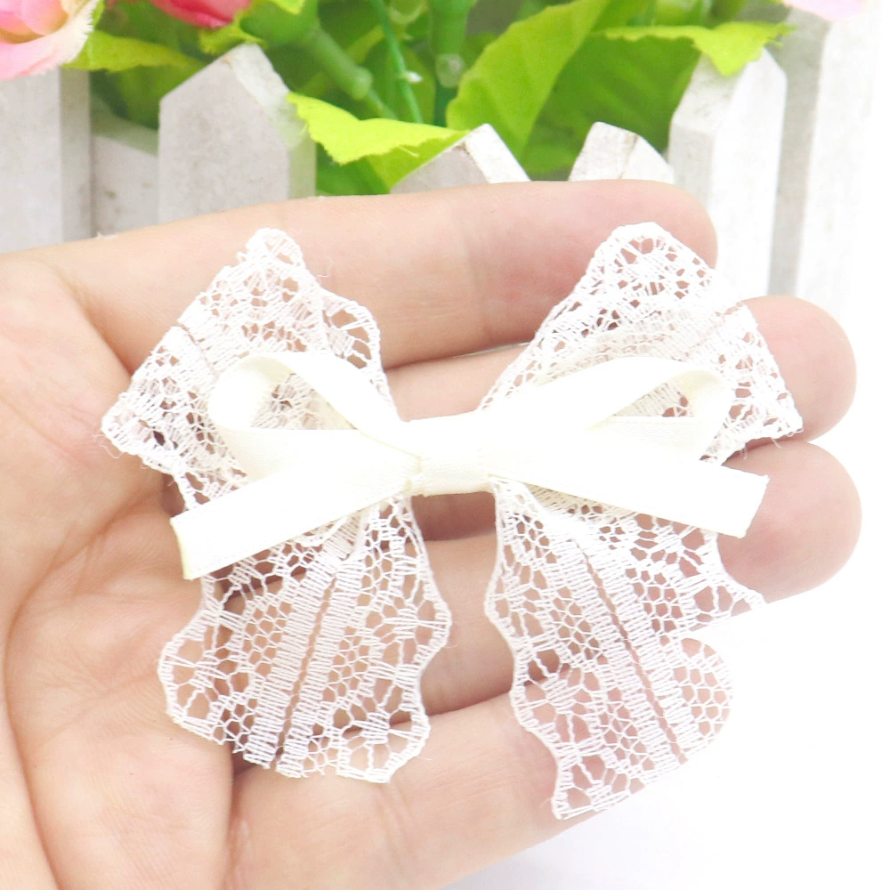 В наличии оптом: кружевная полиэстеровая лента, двухслойный бант, бант в стиле Лолита, аксессуары для рукоделия