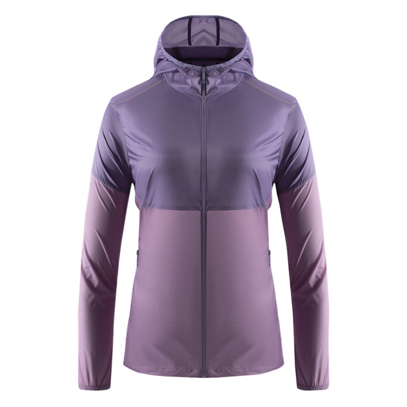 Spring and summer new outdoor clothing Women's Ice Silk high elastic clothing men's skin clothing women's anti-ultraviolet printable logo