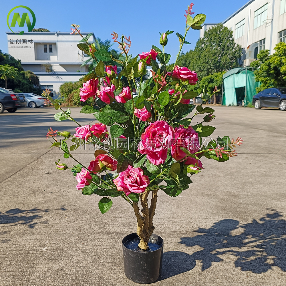Simulación de plantas verdes, plantas en macetas, árboles de rosas, muebles para el hogar, fotografía de bodas, accesorios, decoración, fabricantes de plantas en macetas de rosas
