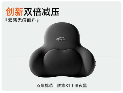 Headrest | Protector Car Backrest Pillow - single-waistrest-paint-night-black-i-638yg-b