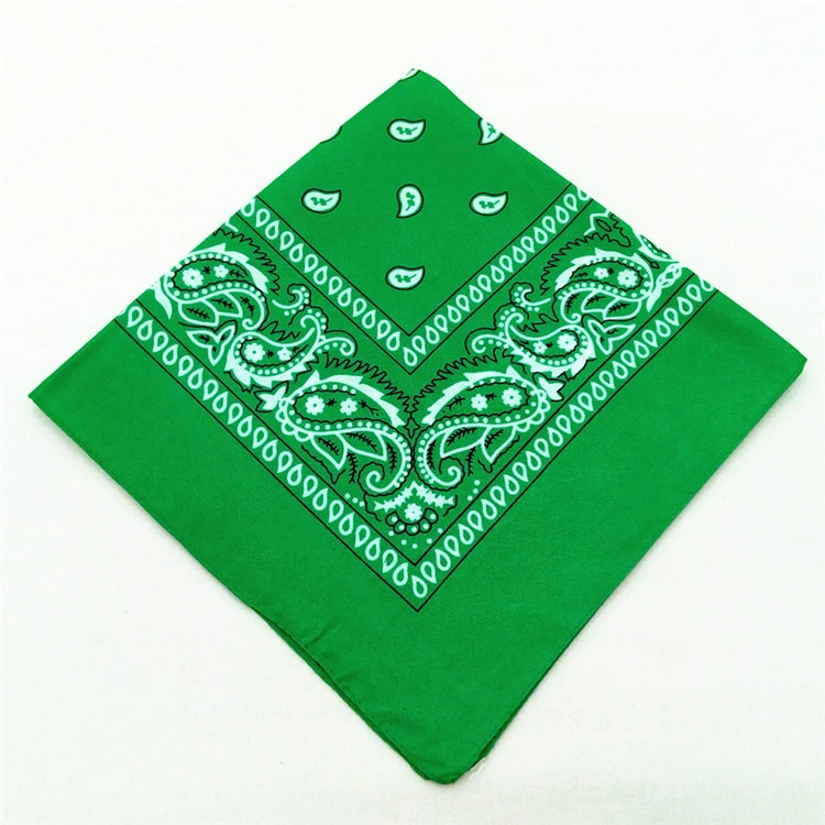 Headscarf, polyester 55 cm, paisley vortex print, one size (multi-color)