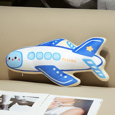 Excavator Engineering Vehicle Doll – Oyuncaq yastıqlar - 5025cm-white-airplane-02kg-dimensions-as-shown-in-the-picture