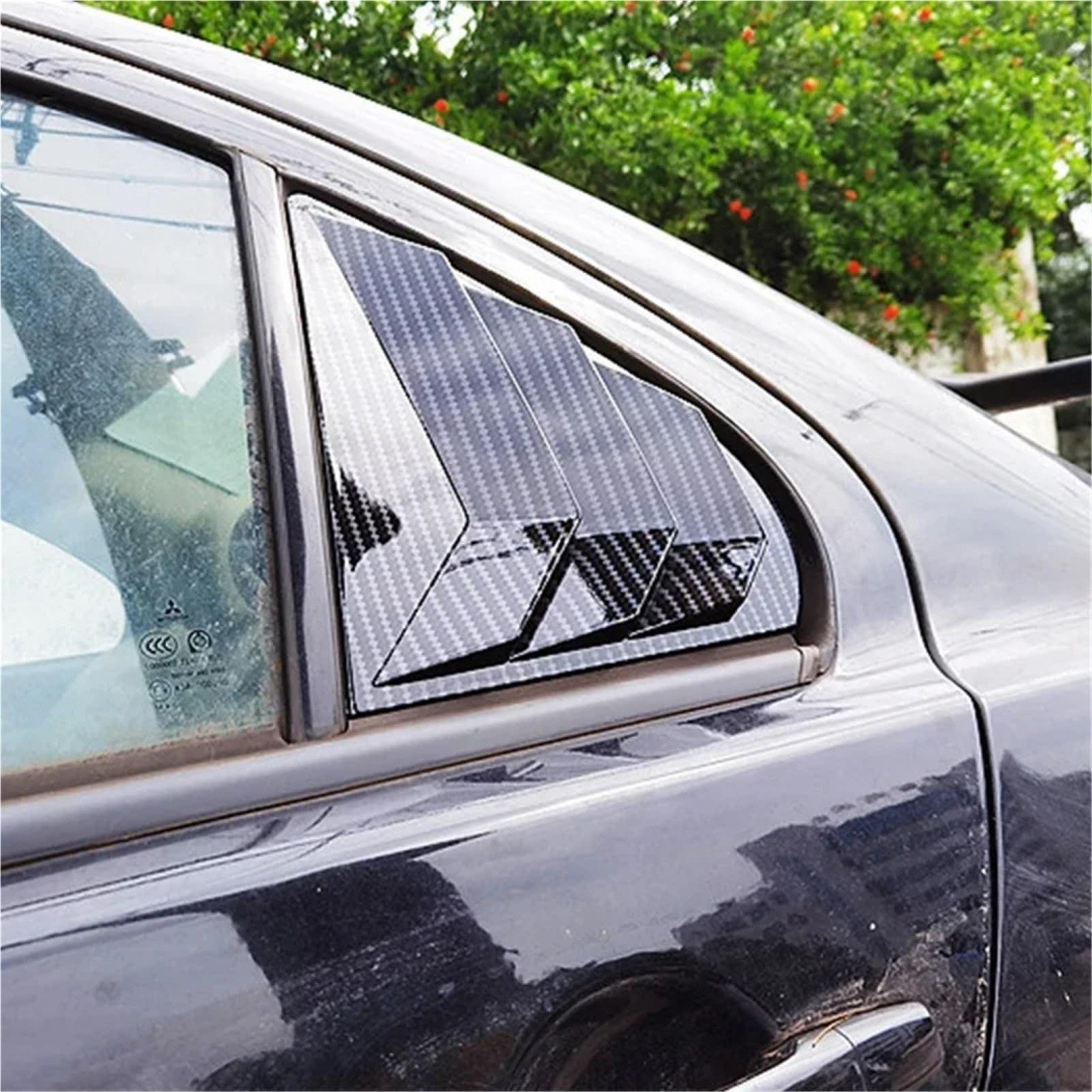 Suitable for Mitsubishi Lancer 09-16 Models Rear Triangle Window Blinds Modification Car Window Decoration Accessories