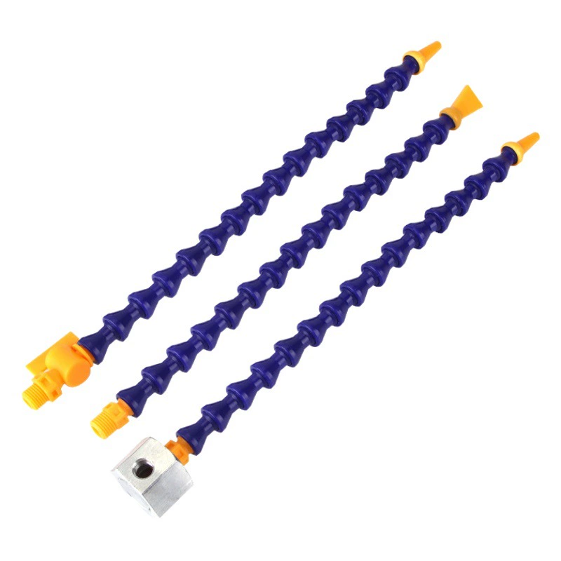 Универсальная пластиковая трубка с бамбуковым соединением для охлаждения станков, круглая насадка с переключателем, трубка для распыления масла, трубка для распыления воды, магнитное основание, Y-образная, 1/2 дюйма