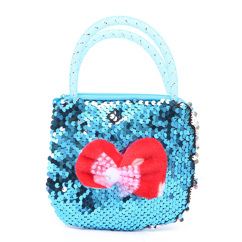 Cartoon Sequined Bow Children's Shoulder Bag display picture 6