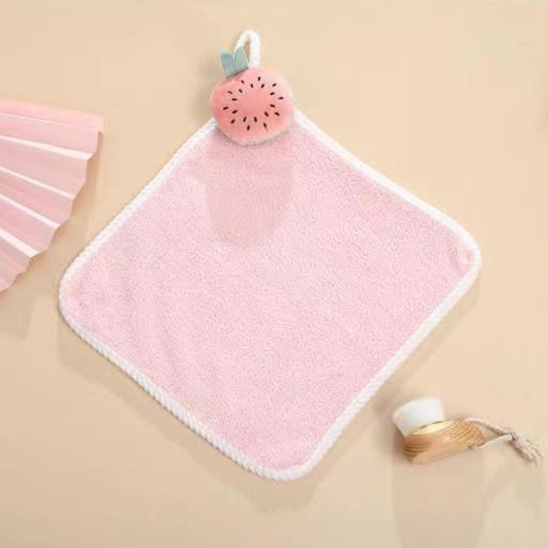 サンゴのぬいぐるみの星の手拭きは台所のトイレの子供の手拭きの柔らかい吸水の雑巾をかけることができます。|undefined