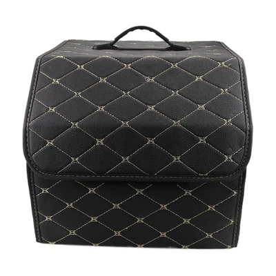 Car Storage Box storage bag car trunk storage box storage box cute multifunctional sundries box for women (Car storage bag/box) - clear-inventory-solid-color-small-size-30-30cm