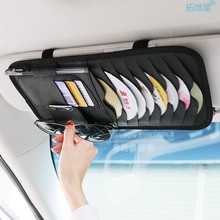 Car CD DVD Holder Bag Disc PU Leather Storage Case
