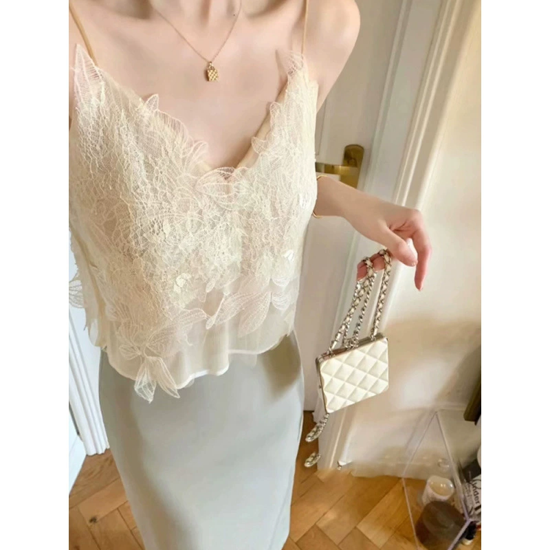 Весенний кружевной вязаный кардиган, французский стиль, стиль Chanel, утягивающий эффект