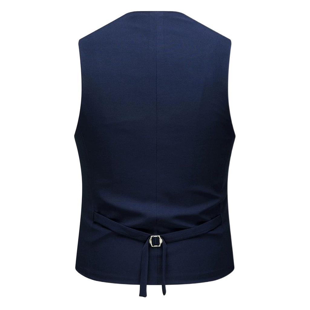 Однобортный жилет Мужская одежда Мужская Мода Тонкий мужской костюм для жениха Жилет