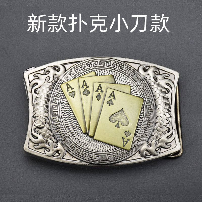 Hebilla de cinturón personalizada diadema cuchillo suave hebilla moda joven moda coreana versión hebilla de cinturón