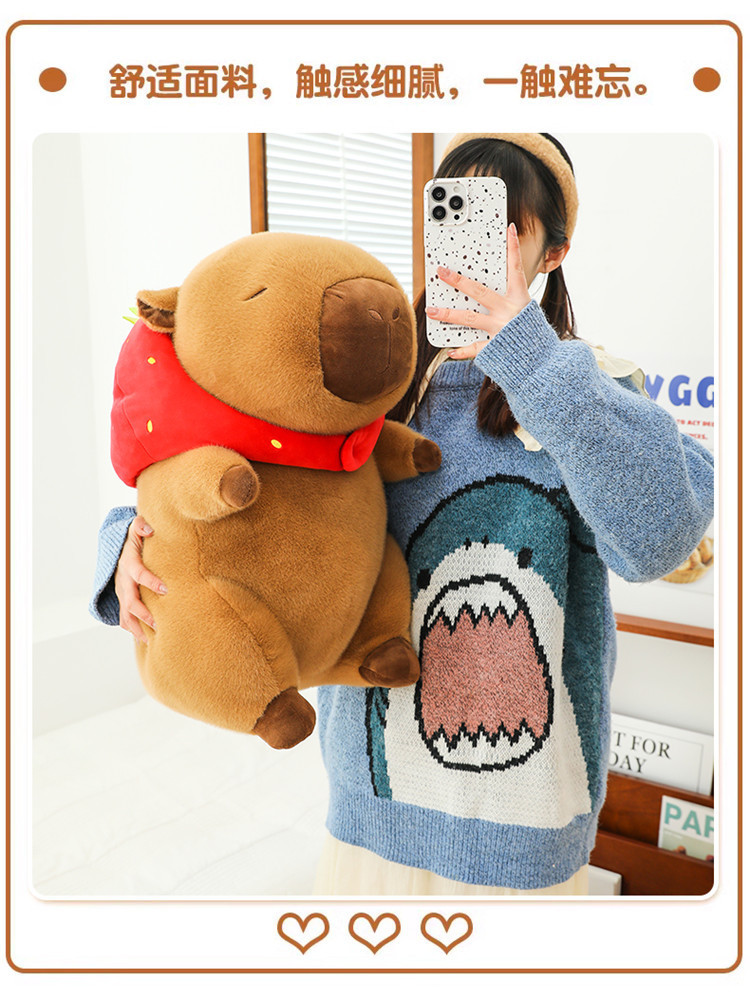 Muñeca Kapibala Muñeca Peluches Almohada Agua Conejillo de Indias Colgante Muñeca animal Kapila