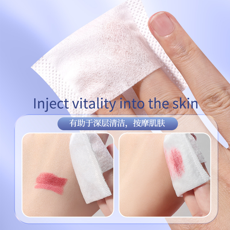 LMLTOP algodón de maquillaje de inserción manual 100 piezas de salón de belleza limpieza facial algodón de eliminación de maquillaje desechable suministro transfronterizo exclusivo