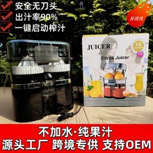 跨境原汁机双榨电动榨橙汁机挤柠檬柑柳橙橘桔子全自动果汁榨汁机
