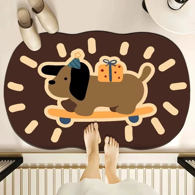 Avtomobil döşəmə paspasları – Mat - gift-puppy-4060cm-diatom-mud