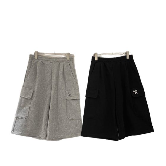 12940 Big Pocket Five-point Pants Work Shorts Embroidered Shorts Women's Fashion Comfortable All-match Spring and Summer New Love