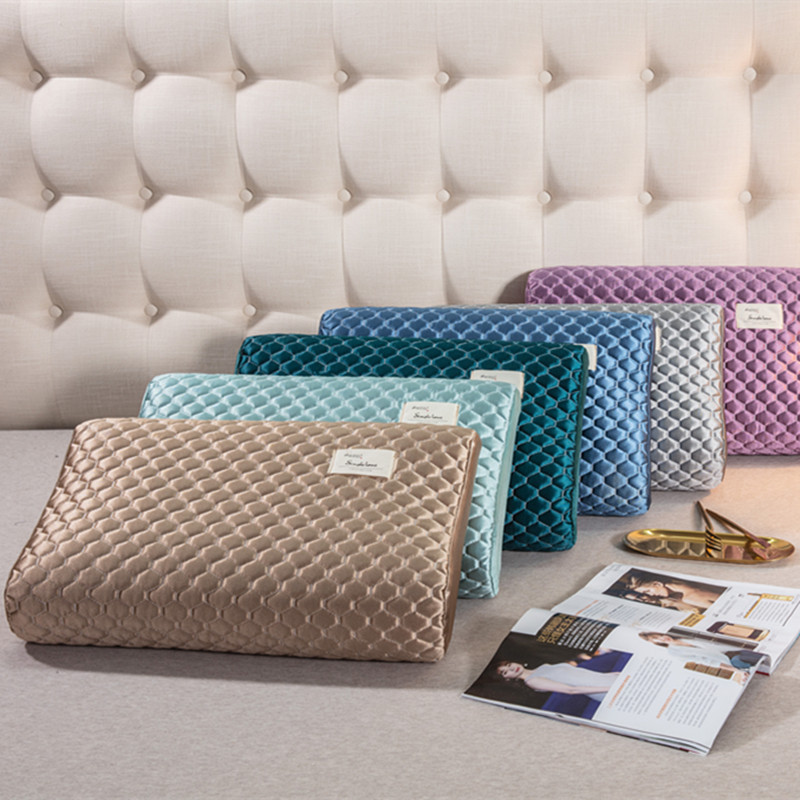 Spring and Summer Latex Pillowcases for Adults Memory Pillowcases 50x30 Single Person Thailand Children Rubber Pillow Core Cases 60x40