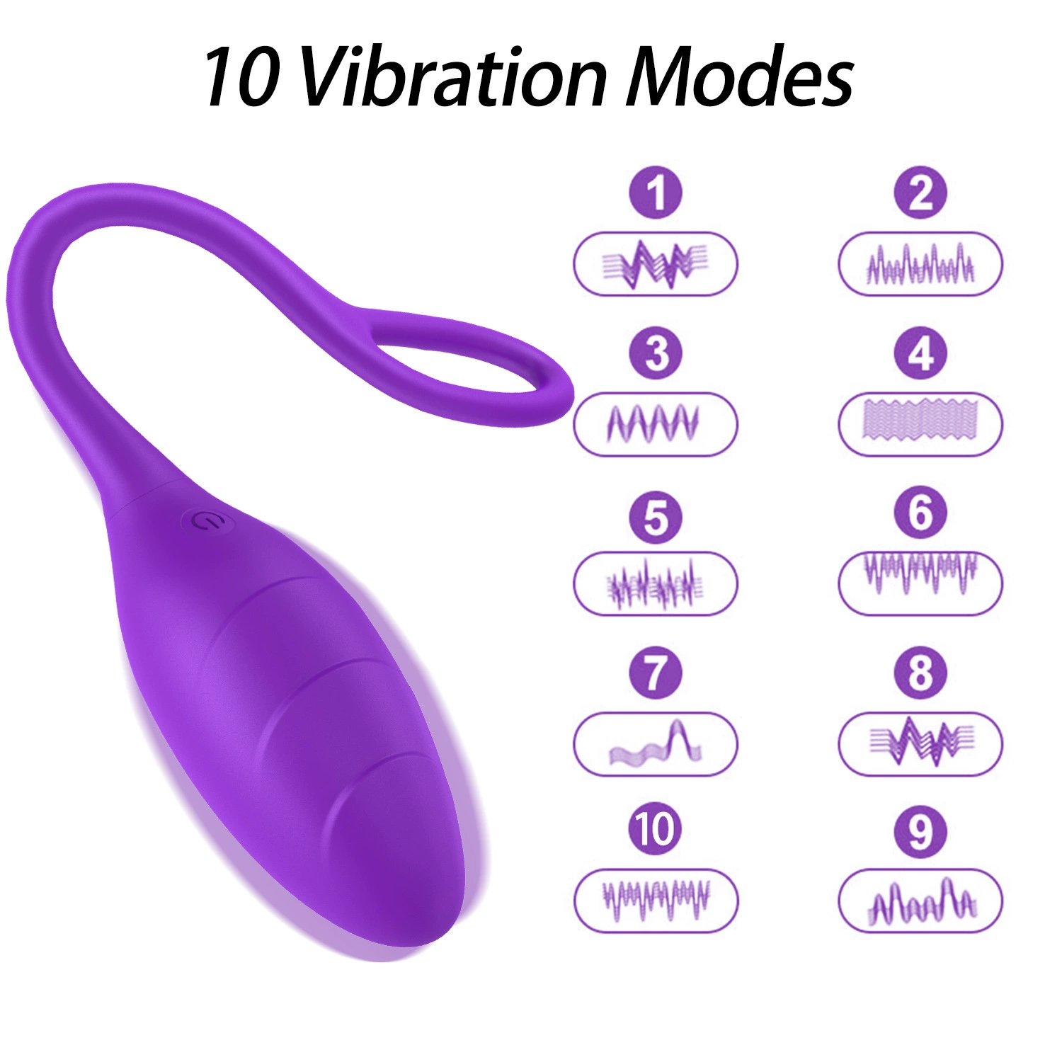App-Control Bluetooth Wearable Vibration Egg, Remote & App Control, Couples Shared Use