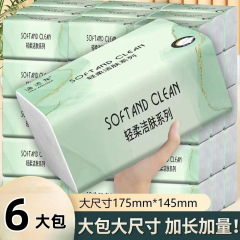 ティッシュの大きいサイズのティッシュを取り出して、実際の恵装工場で直接にティッシュを引き出します。
