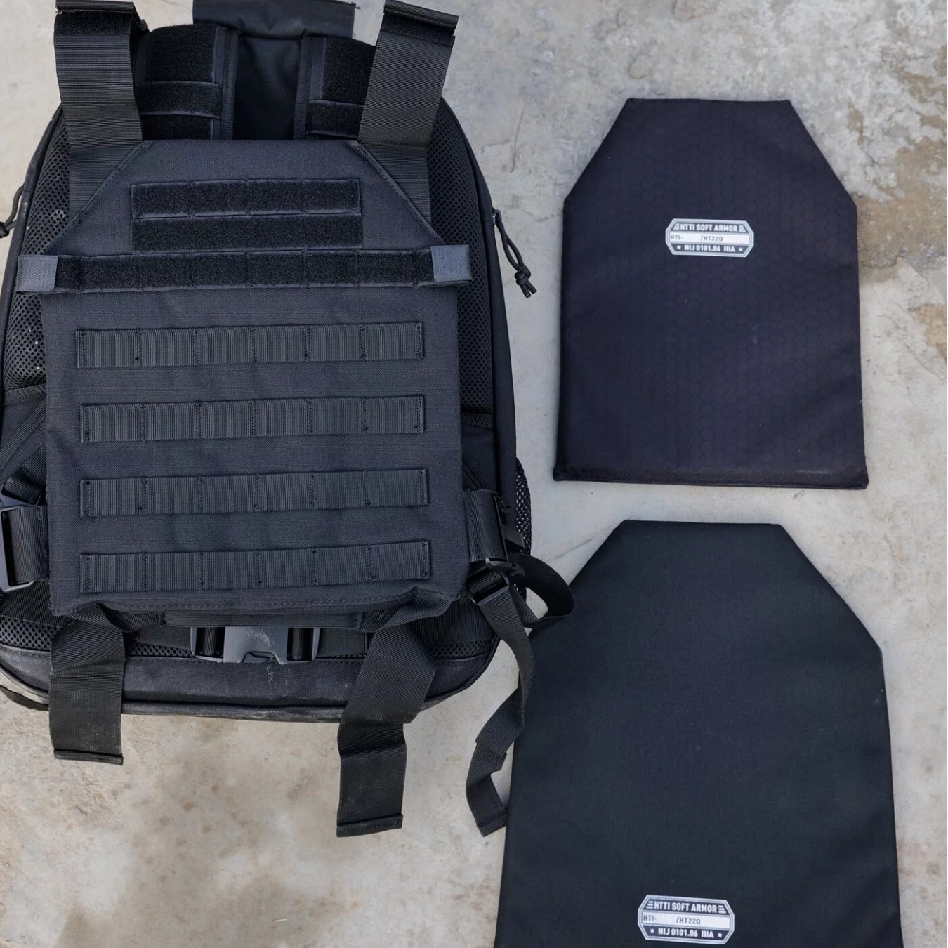 Rompe-hielo con chaleco táctico de sigilo SFAS ligero molle chaleco de ataque rápido tipo mochila
