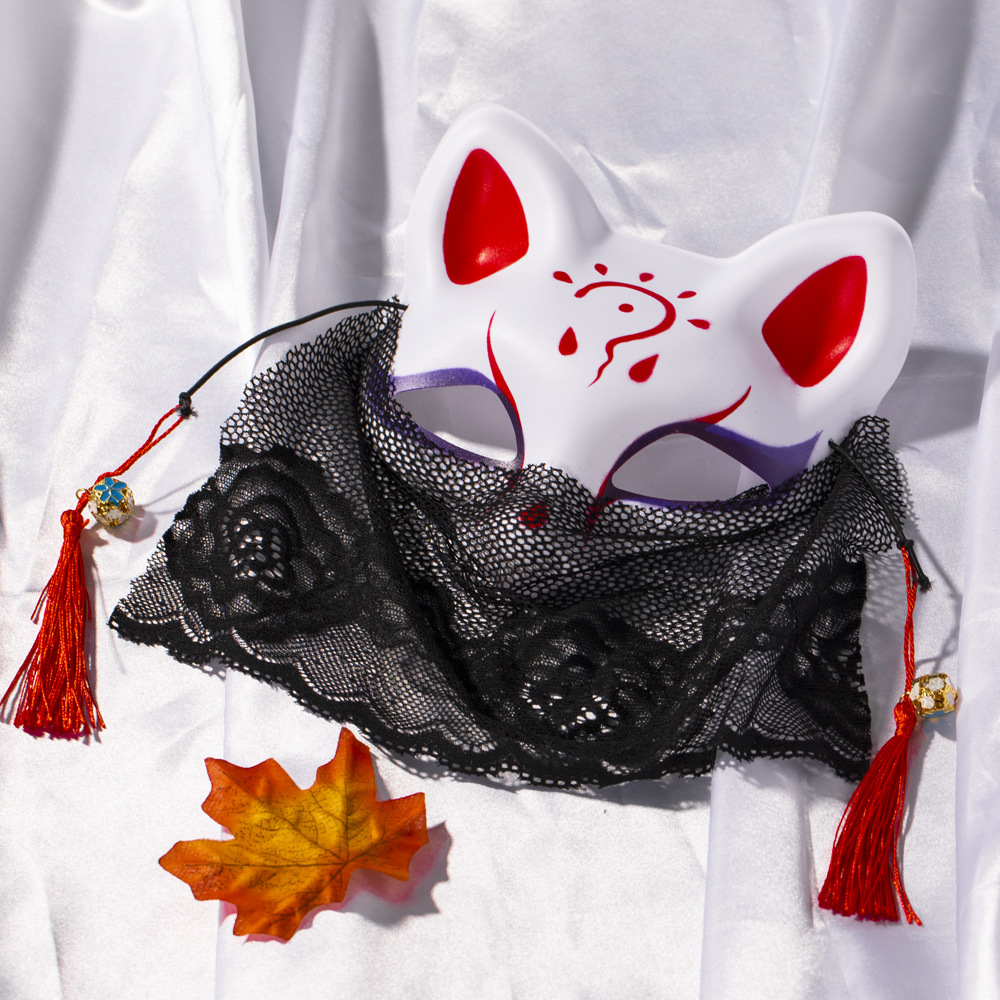 nuevo lindo encaje cara de gato pequeño zorro COS máscara antiguo fiesta de Navidad máscara de ancla en línea