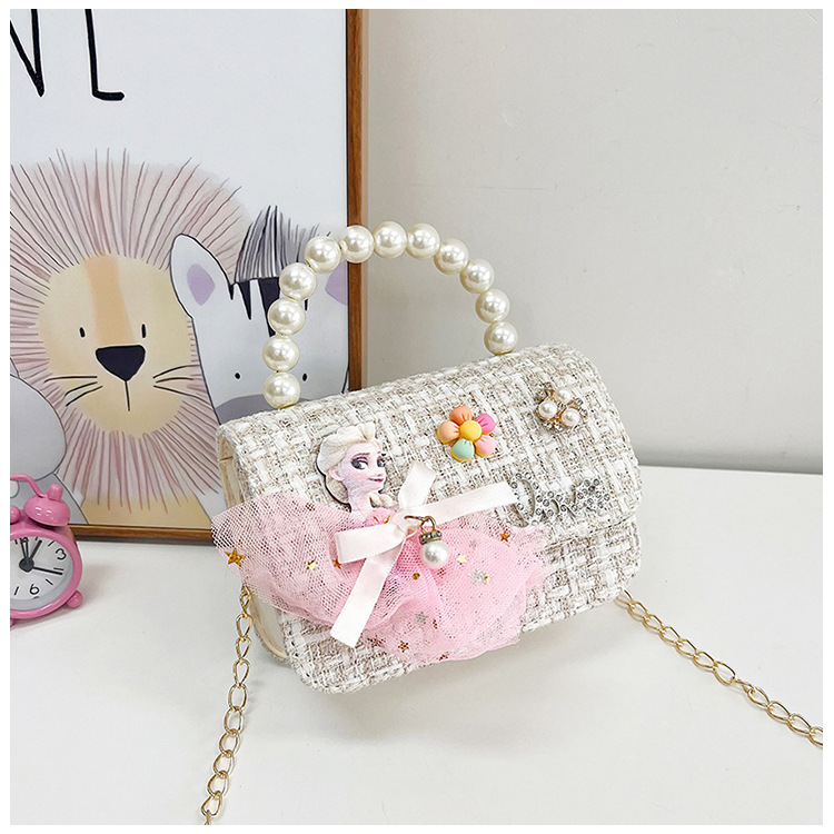 Nuevo bolso de los niños estilo chanel bolso de hombro de la manera del todo-fósforo de las niñas bolsa de mensajero de moda cadena accesorios bolsa al por mayor