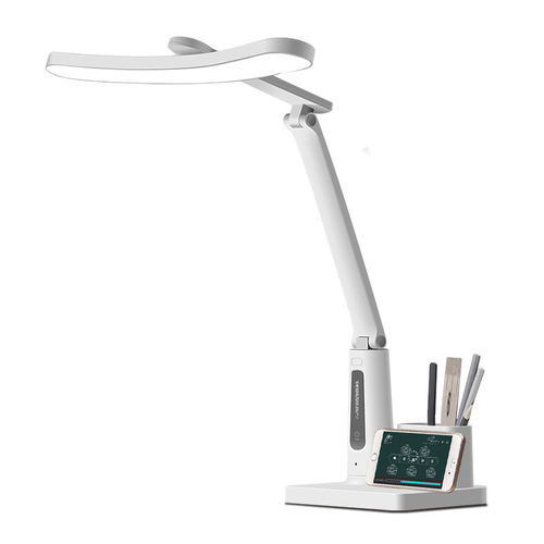 Student desk lamp with USB charging and dual-use folding eye-care light, suitable for student dorms, desks, bedside reading and study lamps