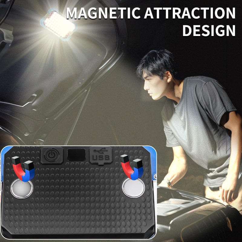 Magnetic Led Work Light For Camping And Auto Repair Portable_voghion.com