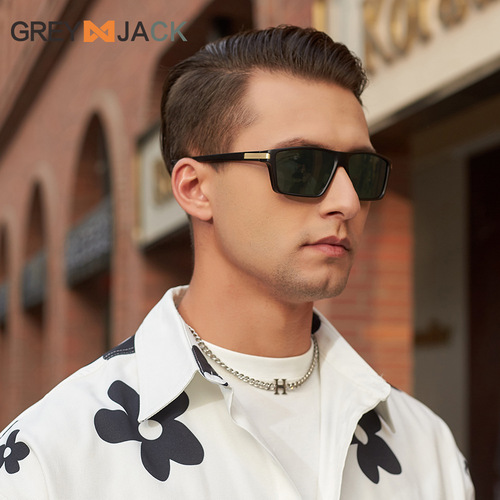 亚马逊热卖太阳眼镜时尚男士墨镜偏光镜骑行太阳镜男款高级感批发