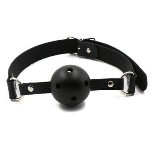 Couple adult fun alternative binding bedding sm mouth ball silicone mouth plug props flail toys for men and women