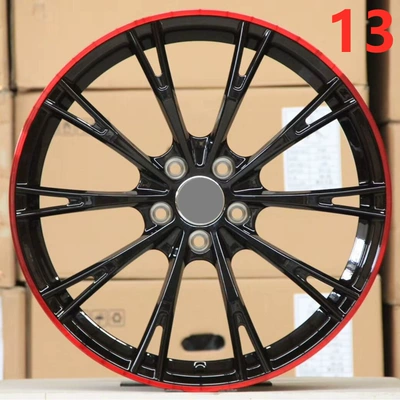 Hub – 18 19 20 inch Audi - 18x8j-13-black-with-red-edges