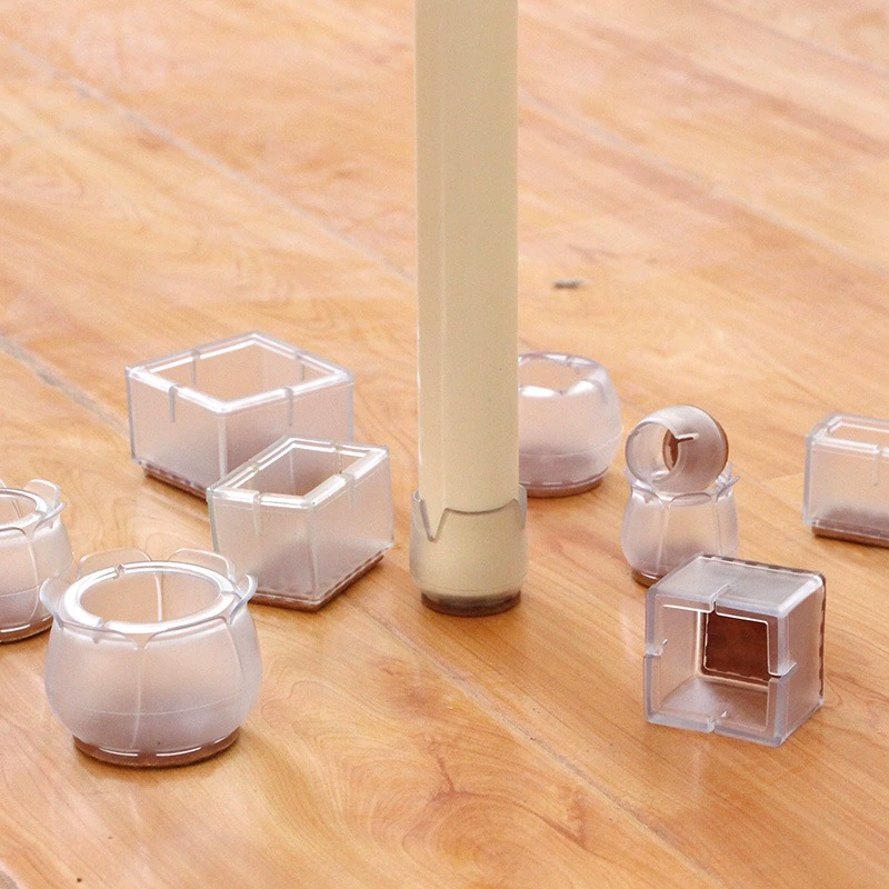 Пятно утолщенный стол стул чехол для ног мебель бесшумный пол из массивной древесины защитный коврик стул стул стол ножки оптом