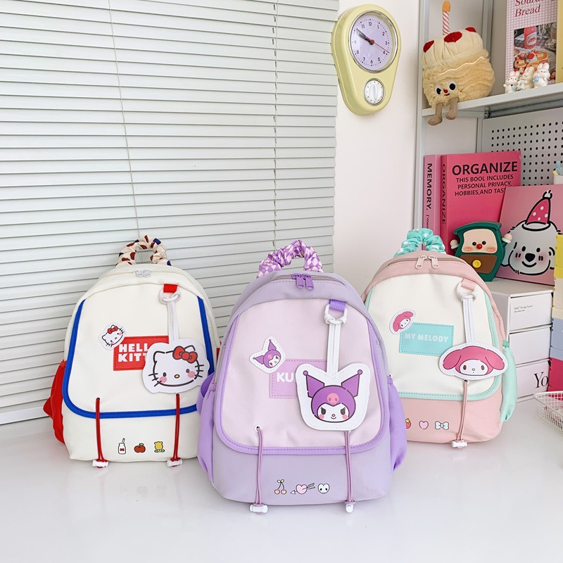 Japanese-style cartoon anime backpack for boys and girls, cute kindergarten baby small school bag, 2026 new model children's backpack