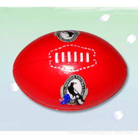 PU发泡光面球橄榄球高回弹发泄玩具压力球礼品