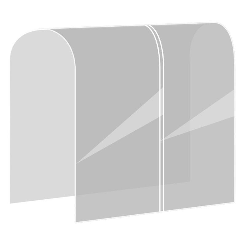 Dust Cover Towel Coat Suit Thickened Dust Cover Hanger Set Household Translucent Clothes Hanging Dust Cover Wholesale
