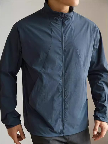【Traveler Series】Lightweight Thin Spring/Autumn Collar Sweatshirt Windproof Sun Protection Jacket Business Outerwear Commuting