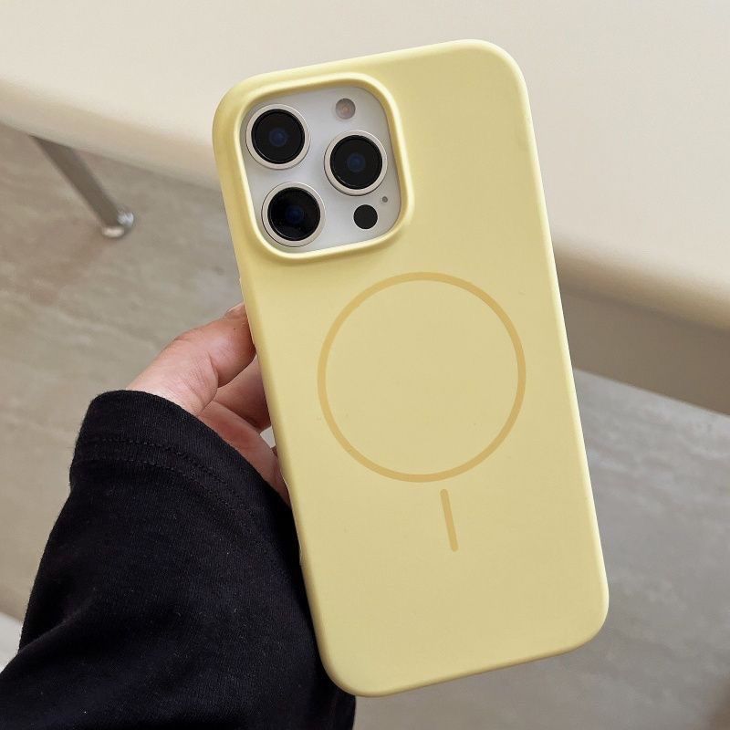 Liquid silicone magnetic shell-milk yellow-