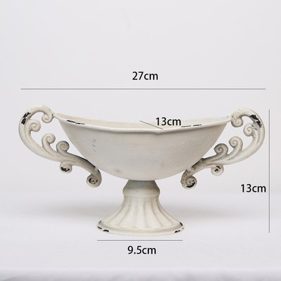 Vintage blanco vintage florero estilo europeo florero boda banquete Hotel decoración del hogar tienda de flores floral